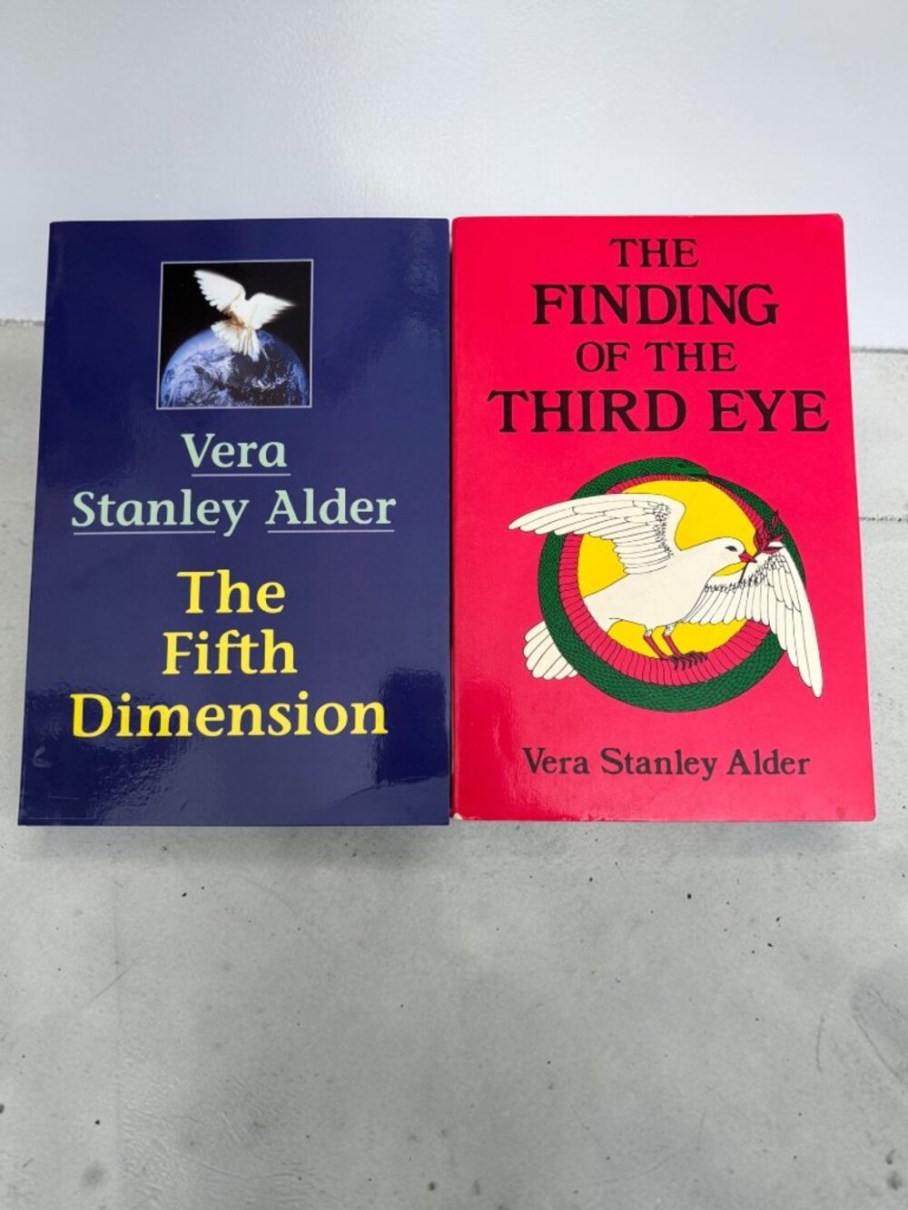 Vera Stanley Alder "The Fifth Dimension" & "The Finding Of The Third Eye" Paperb